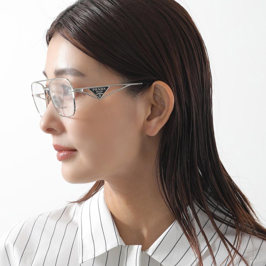 PRADA（プラダ） メガネ VPR B50 メンズ ティアドロップ型 メタル