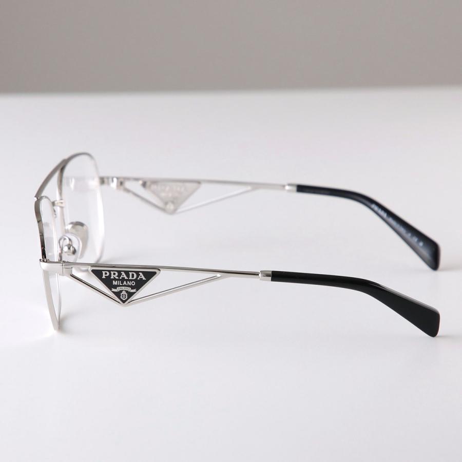PRADA（プラダ） メガネ VPR B50 メンズ ティアドロップ型 メタル