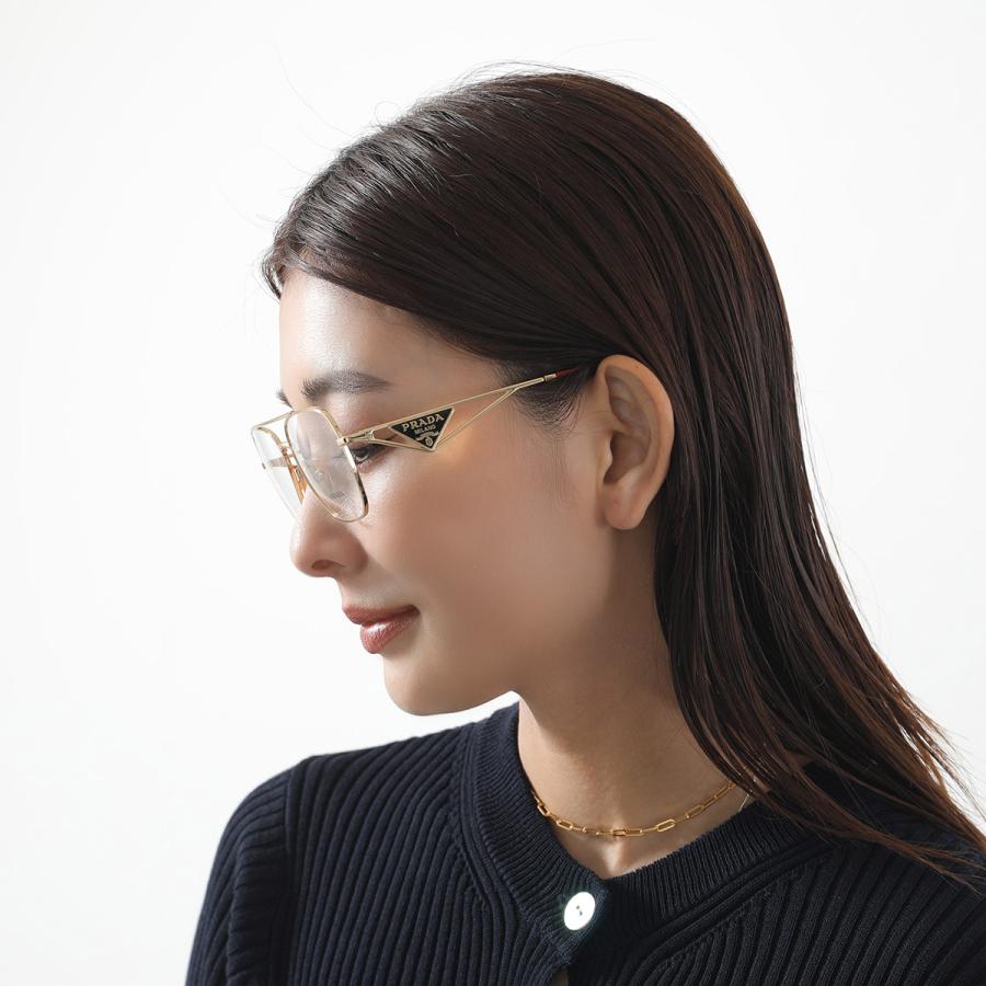 PRADA プラダ メガネ VPR B50 レディース ティアドロップ型