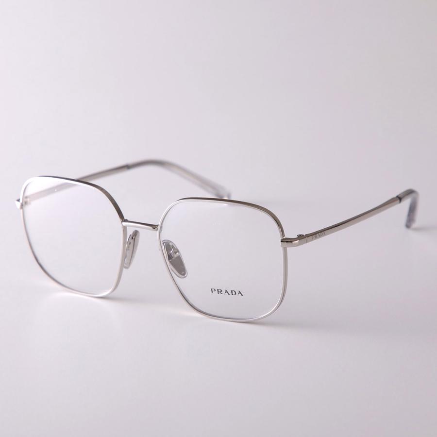 PRADA（プラダ） メガネ VPR A59 レディース ポリゴン型 メタル