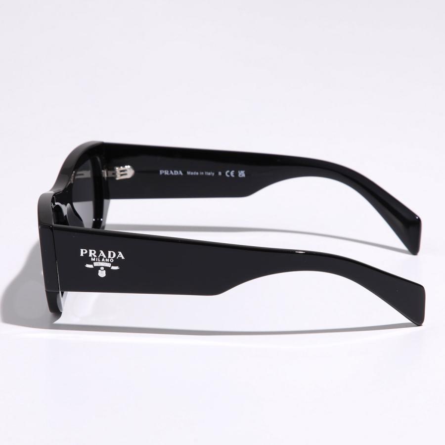 PRADA プラダ サングラス SPR A01 メンズ スクエア型 セルフレーム フルリム ロゴ アイウェア 16K-08Zの画像