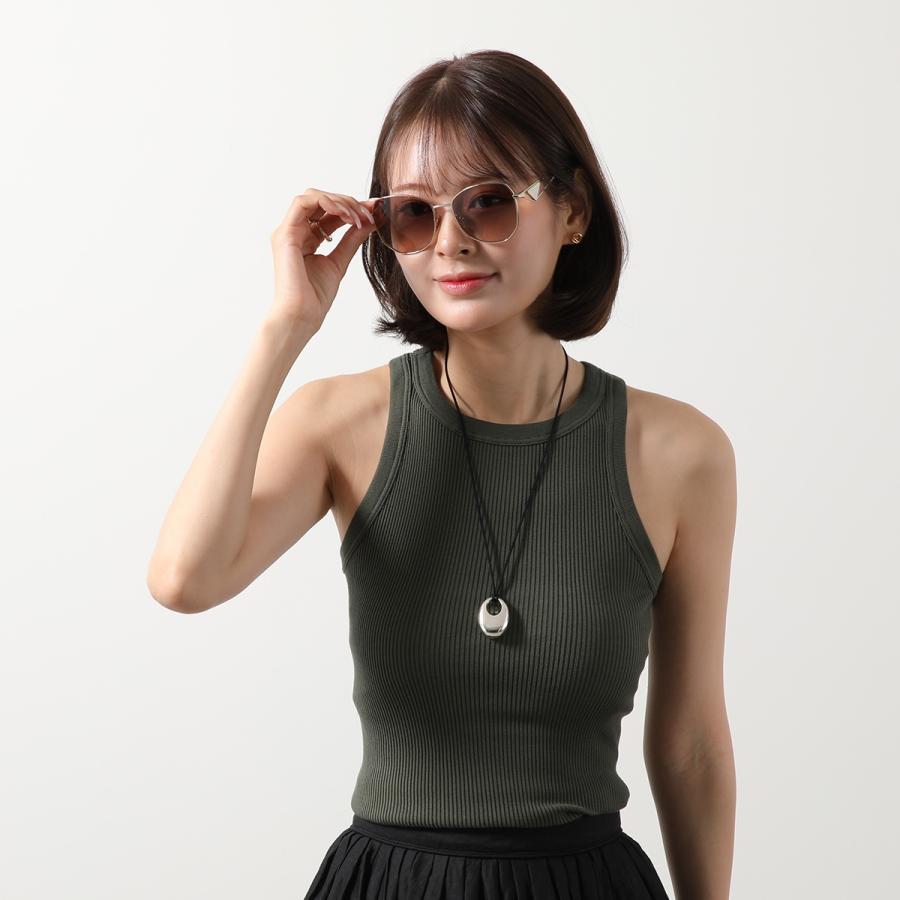 PRADA（プラダ） サングラス SPR 57YS レディース ポリゴン型 メタル