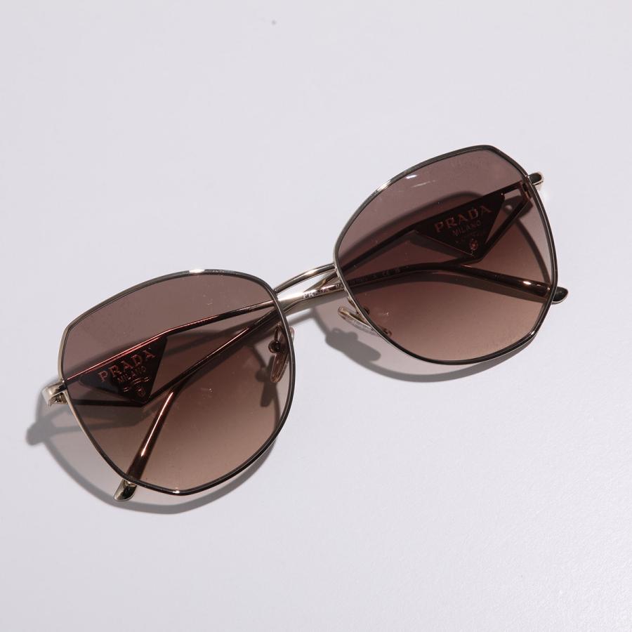 PRADA（プラダ） サングラス SPR 57YS レディース ポリゴン型 メタル