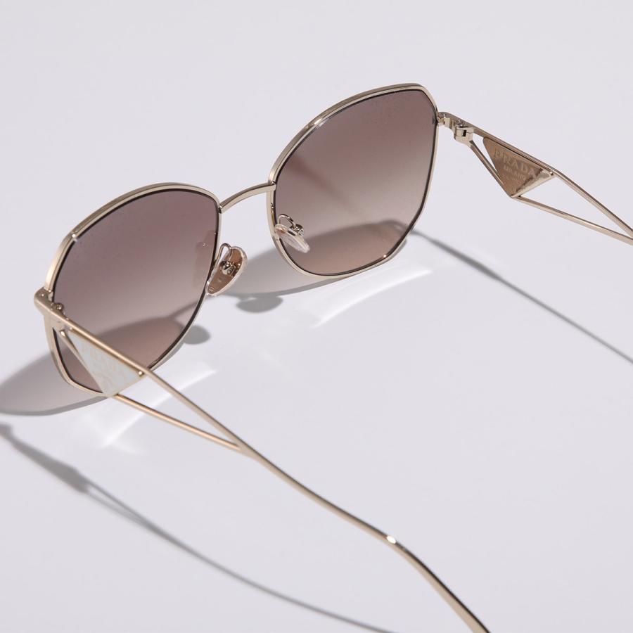 PRADA（プラダ） サングラス SPR 57YS レディース ポリゴン型 メタル