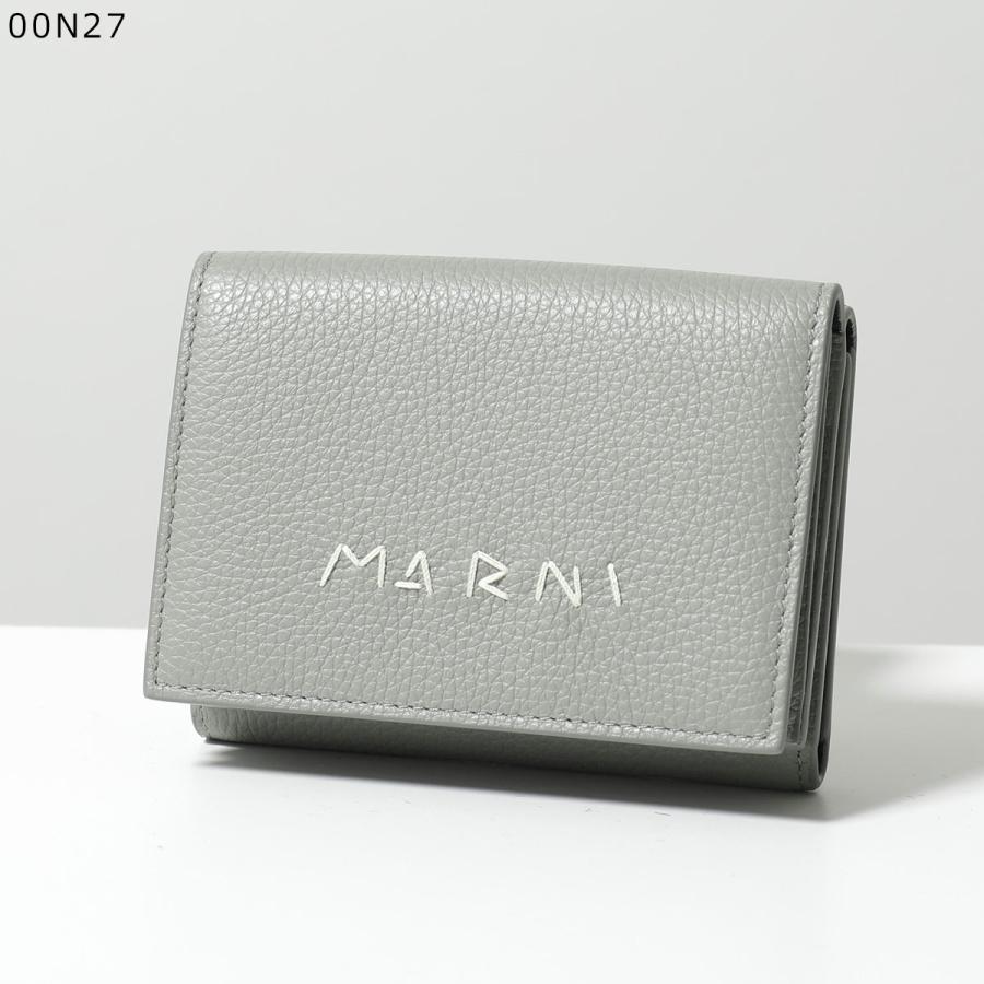 MARNI マルニ　三つ折り財布 グレー MARNI（マルニ） 三つ折り財布 PFMI0097U0 P6533 メンズ レザー ミニ