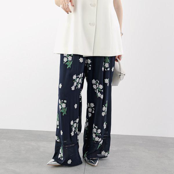 Mewl（ミュール） イージーパンツ M252-33183 レディース 小花柄