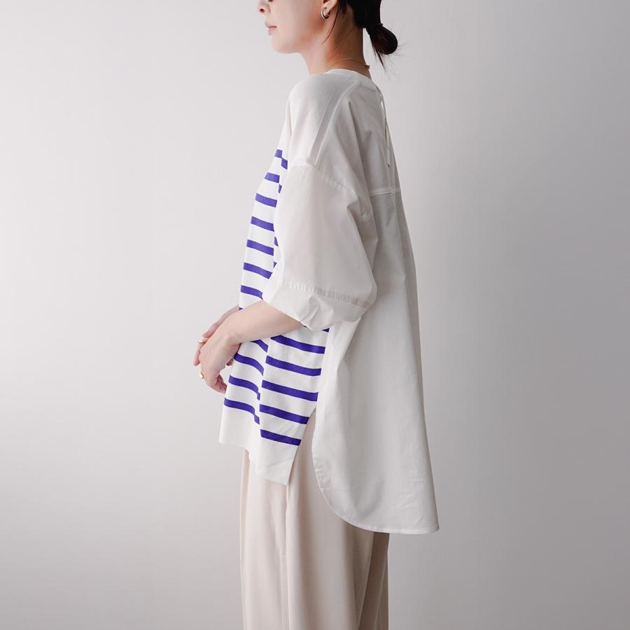 Torrazzo Donna（トラッゾドンナ） ニット ブラウス Border knit