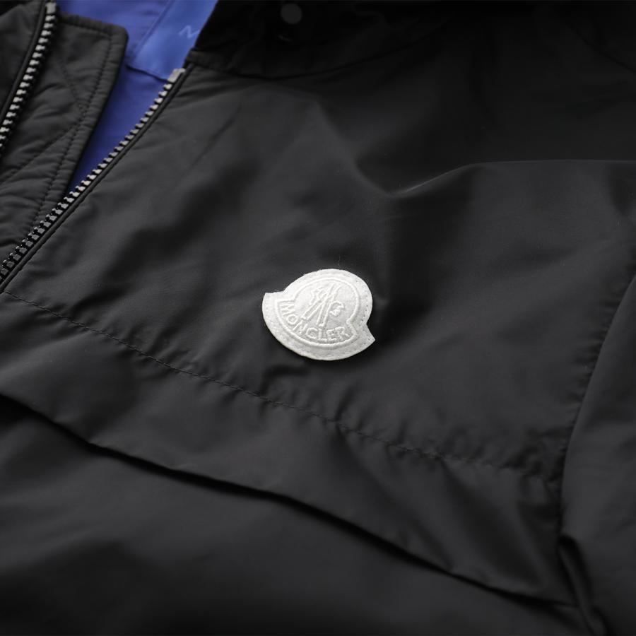 MONCLER モンクレール ナイロンジャケット RIFEO リフェオ 1A00134 53A5E メンズ ブルゾン バイカラー ロゴパッチ フード付き 中綿入り 999の画像