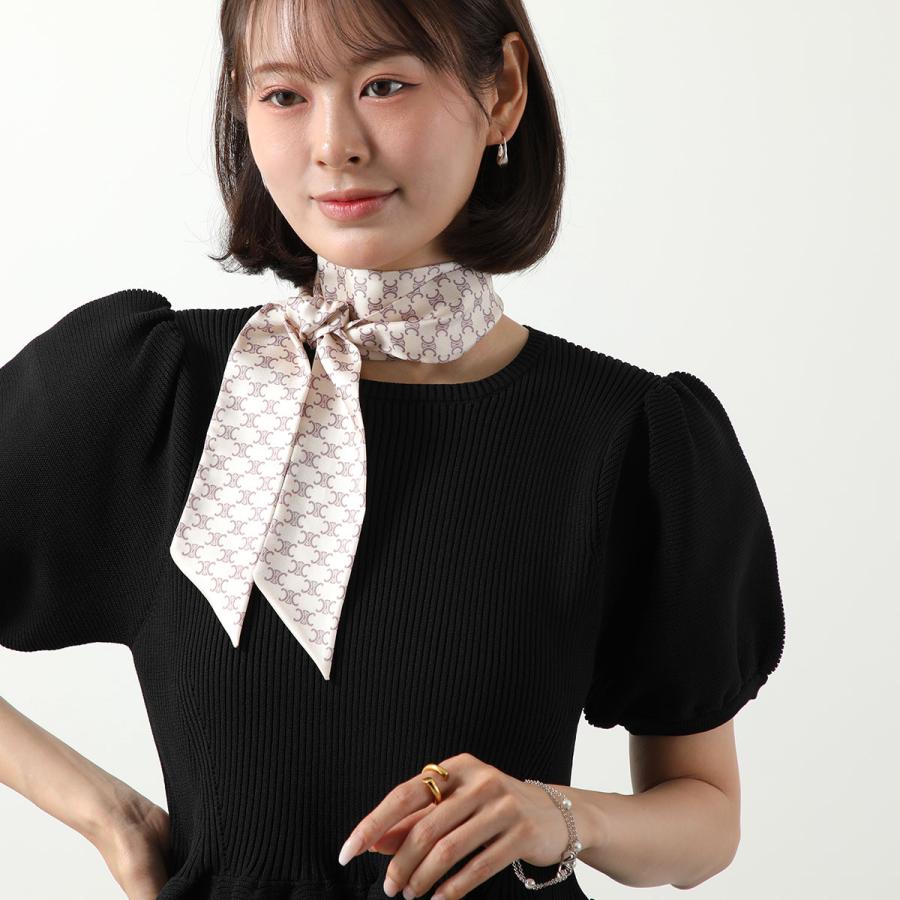 未使用　セリーヌ　スカーフ CELINE（セリーヌ） スカーフ Lavalliere ラヴァリエール 2AWV70922