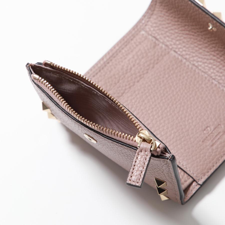 美品✨ VALENTINO GARAVANI Vスリング 三つ折り財布 ピンク 2025年最新】valentino garavani 三つ折り財布の人気アイテム - メルカリ