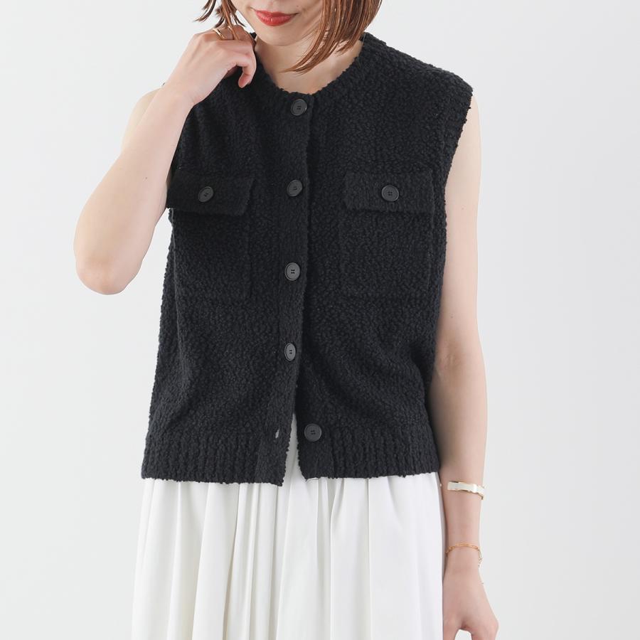 CEaRET シーレット ニットベスト 252015 レディース ブークレ ジレ