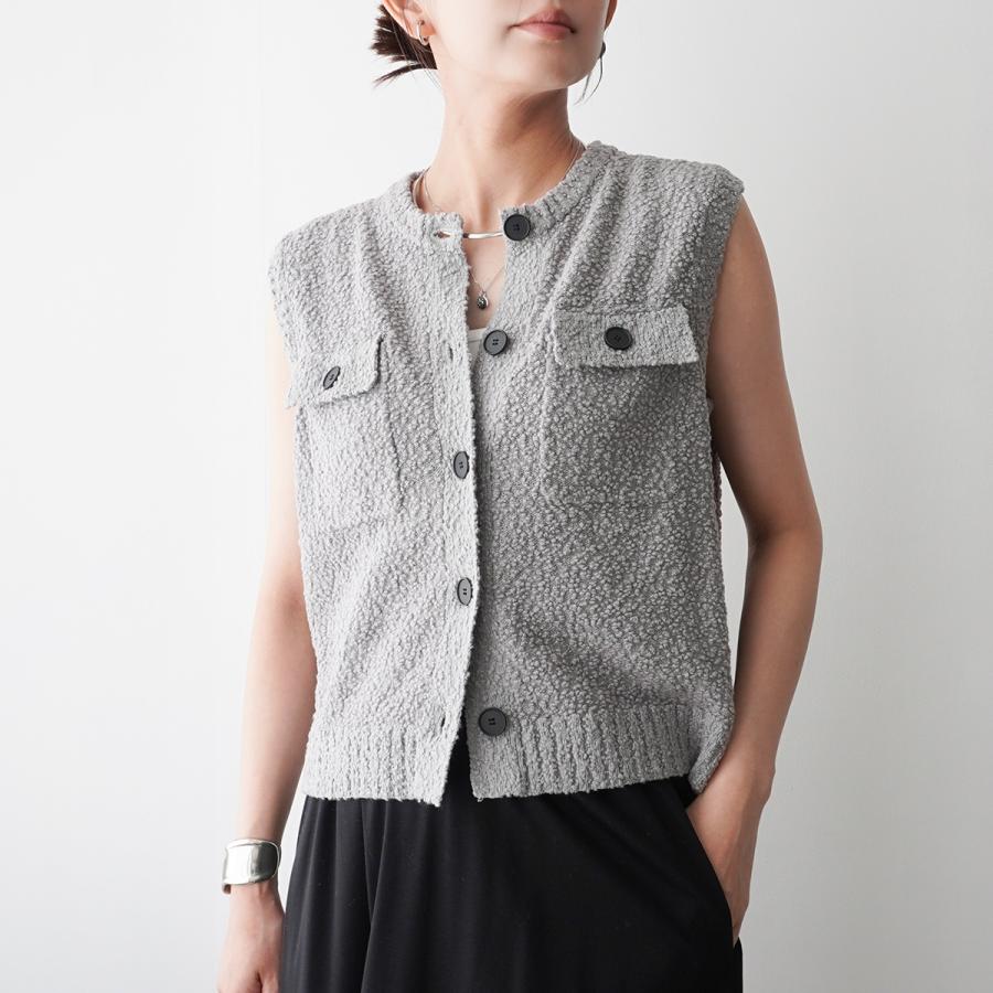 CEaRET シーレット ニットベスト 252015 レディース ブークレ ジレ