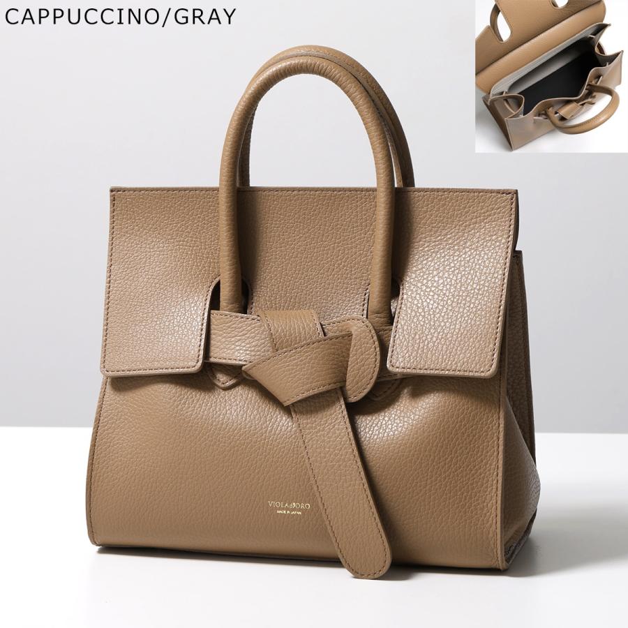 【美品】ヴィオラドーロ ハンドバッグ ベージュ TRERO / V-1514 VIOLAd'ORO（ヴィオラドーロ） ハンドバッグ TRERO トレロ V-1514
