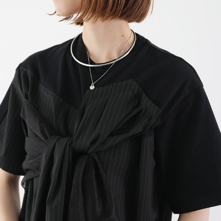 MARECHAL TERRE 半袖 カットソー ZMT254CT705 Tシャツ リボン MARECHAL TERRE マルシャル・テル 半袖 カットソー ZMT254CT705