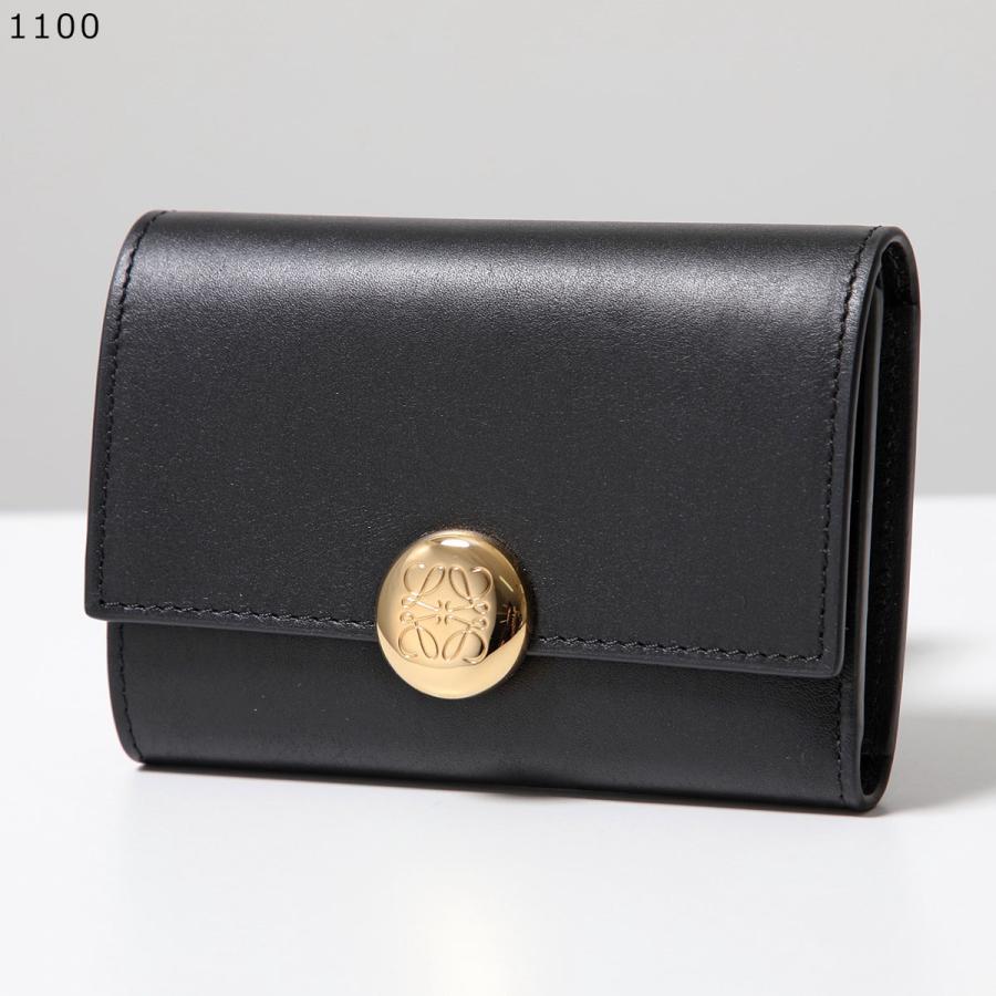 LOEWE（ロエベ） 三つ折り財布 ANAGRAM PEBBLE SMALL アナグラム