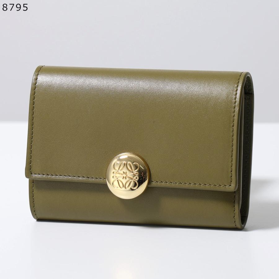 LOEWE（ロエベ） 三つ折り財布 ANAGRAM PEBBLE SMALL アナグラム