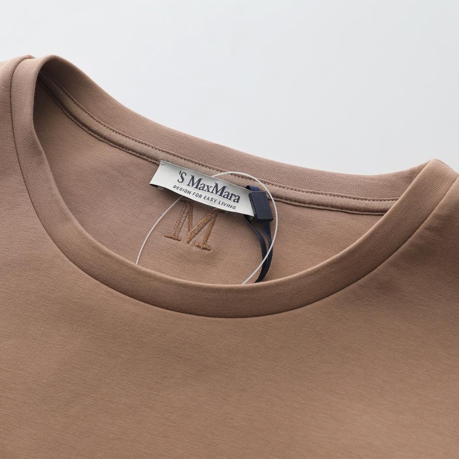 エス マックスマーラ 'S Max Mara FIANCO スキューバジャージーロゴトップス Tシャツ ｜ベージュ【2400014570199】 楽天市場】S MAX MARA エス マックスマーラ 半袖 Tシャツ TUBO