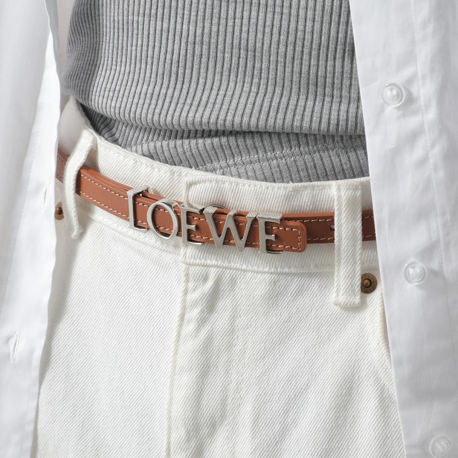 LOEWE 【訳あり-70のみ】LOEWE ロエベ ナローベルト E619Z16X16