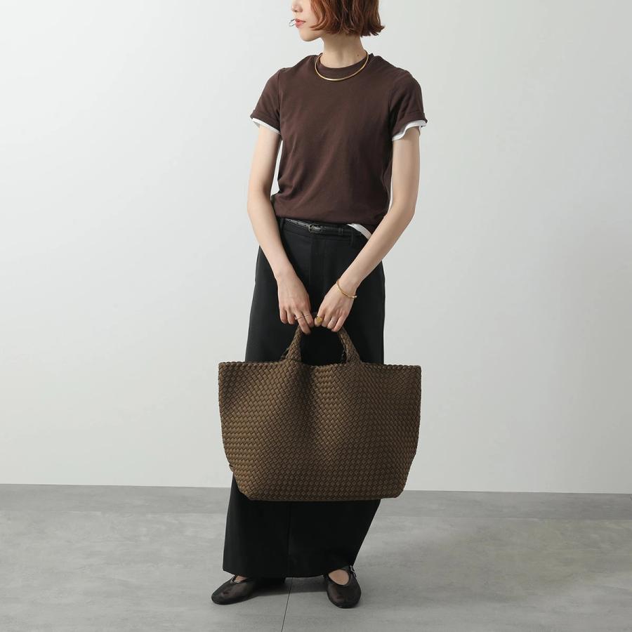 NAGHEDI ナゲディ トートバッグ St Barths Large Tote SN03014LD レディース ネオプレン メッシュ 編み込み マザーズバッグ 鞄の画像