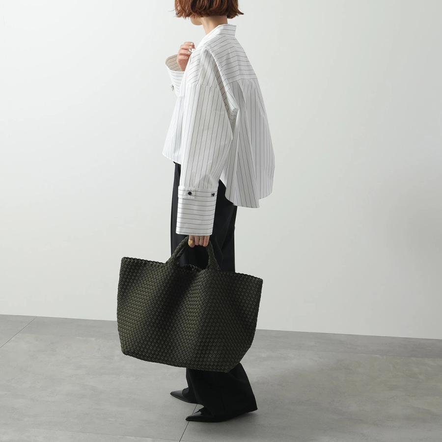 NAGHEDI ナゲディ トートバッグ St Barths Large Tote SN03014LD レディース ネオプレン メッシュ 編み込み マザーズバッグ 鞄の画像