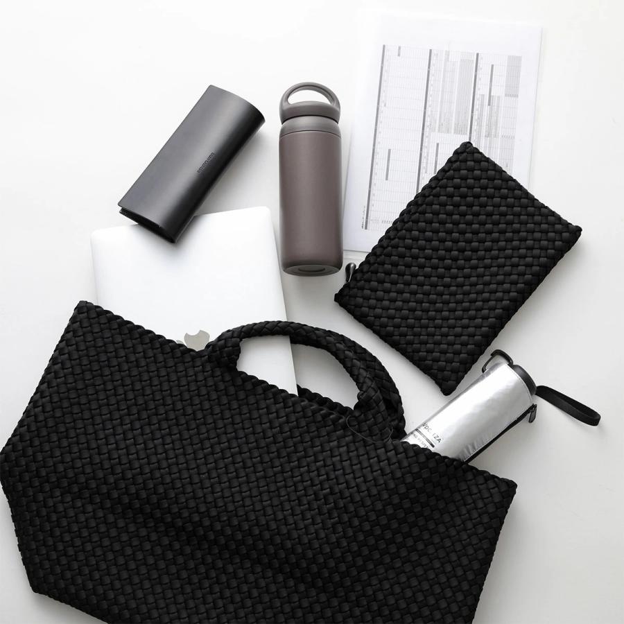 NAGHEDI ナゲディ トートバッグ St Barths Large Tote SN03014LD レディース ネオプレン メッシュ 編み込み マザーズバッグ 鞄の画像