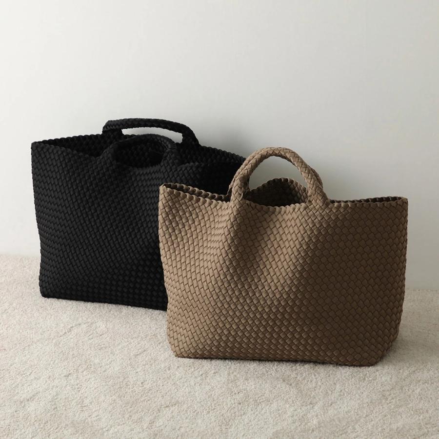 NAGHEDI ナゲディ トートバッグ St Barths Large Tote SN03014LD レディース ネオプレン メッシュ 編み込み マザーズバッグ 鞄の画像