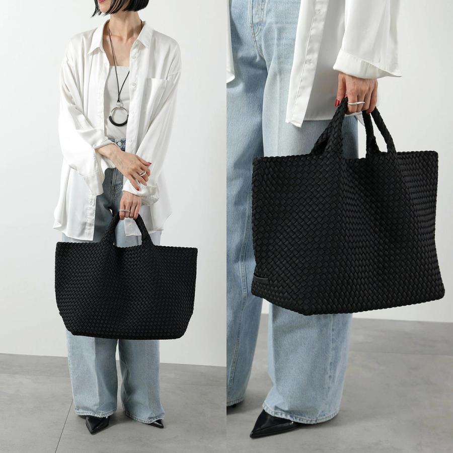 NAGHEDI ナゲディ トートバッグ St Barths Large Tote SN03014LD レディース ネオプレン メッシュ 編み込み マザーズバッグ 鞄の画像