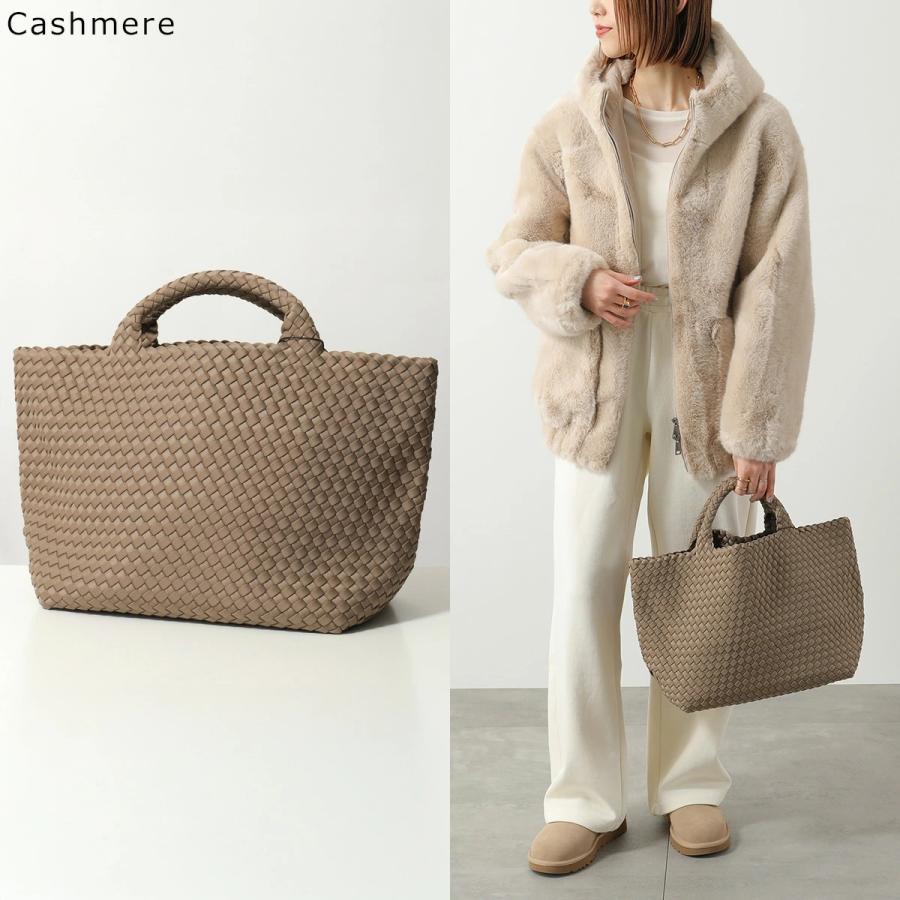 NAGHEDI ナゲディ トートバッグ St Barths Medium Tote SN03013LD レディース ネオプレン メッシュ ハンドバッグ 編み込み オフィス A4 鞄の画像