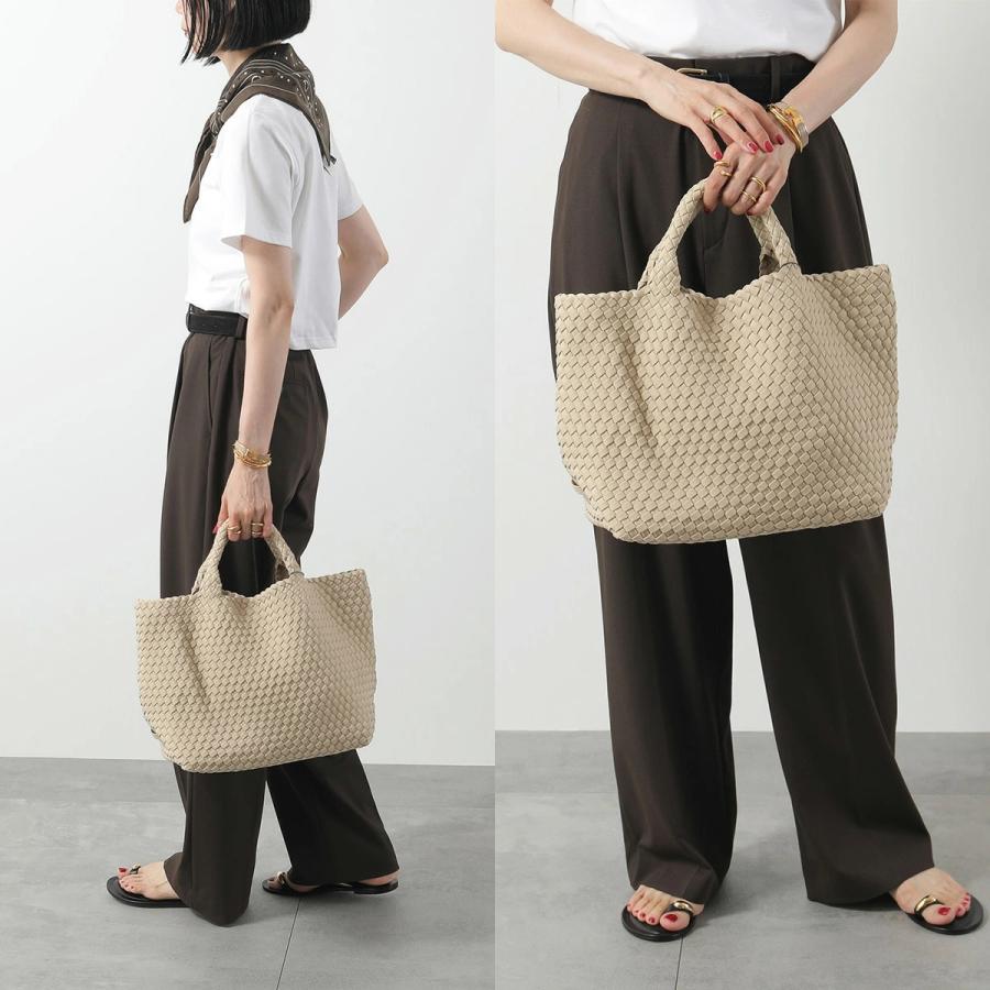 NAGHEDI ナゲディ トートバッグ St Barths Medium Tote SN03013LD レディース ネオプレン メッシュ ハンドバッグ 編み込み オフィス A4 鞄の画像