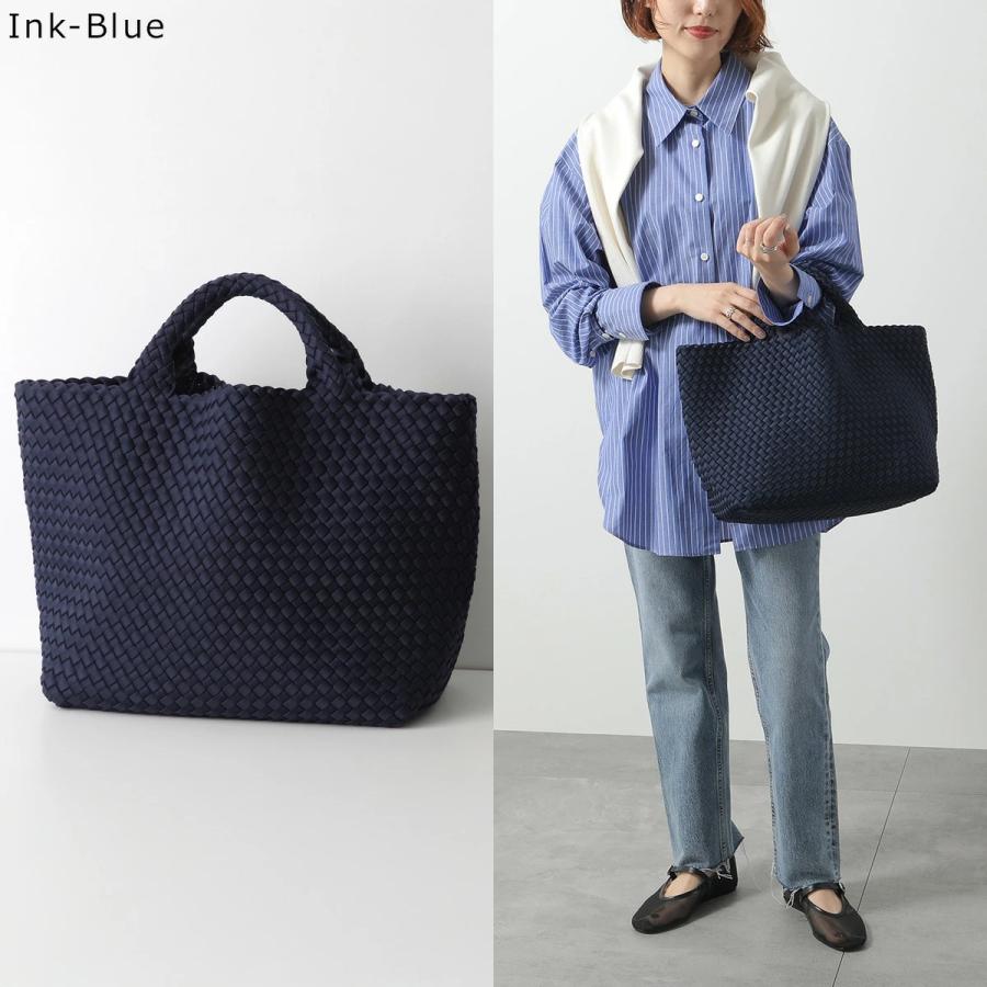 NAGHEDI ナゲディ トートバッグ St Barths Medium Tote SN03013LD レディース ネオプレン メッシュ ハンドバッグ 編み込み オフィス A4 鞄の画像