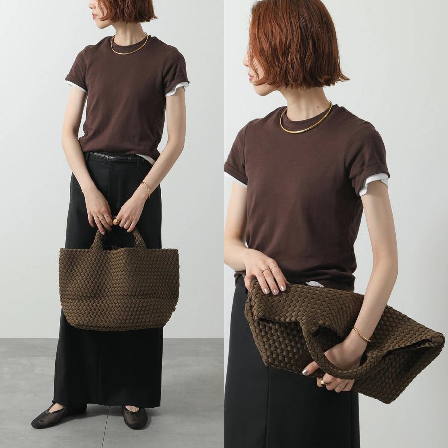 NAGHEDI ナゲディ トートバッグ St Barths Medium Tote SN03013LD レディース ネオプレン メッシュ ハンドバッグ 編み込み オフィス A4 鞄の画像