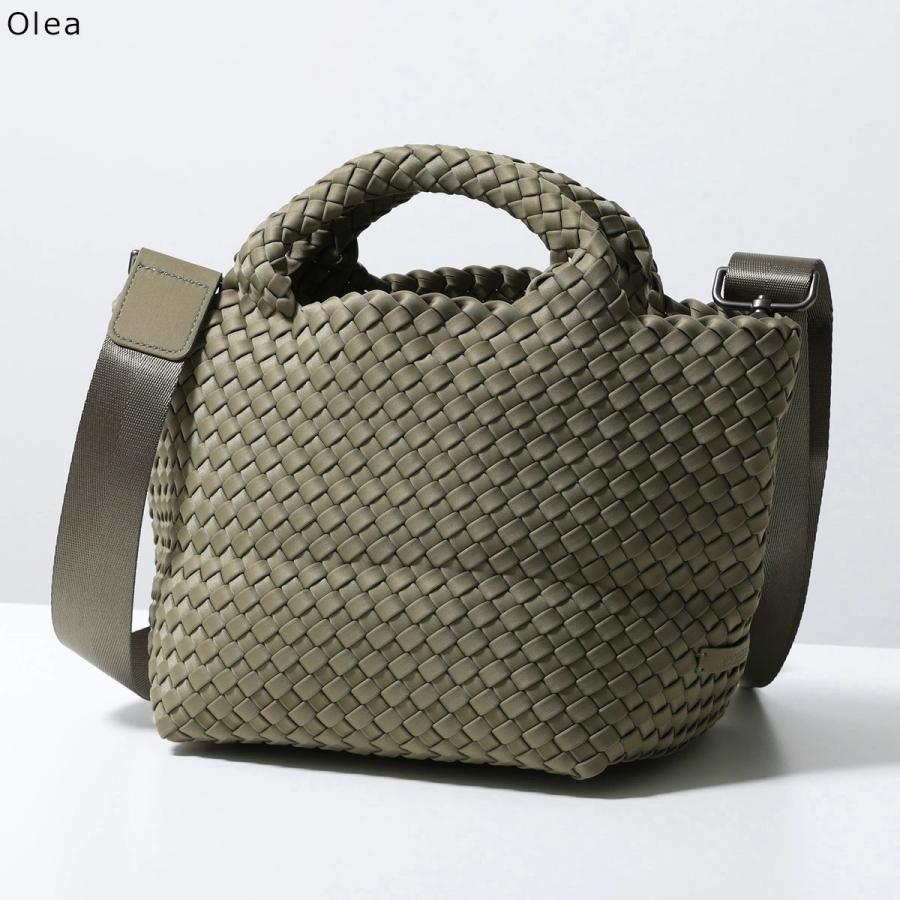 NAGHEDI ナゲディ ハンドバッグ St Barths Small Tote SN03012LD レディース ネオプレン メッシュ ショルダーバッグ 編み込み 鞄の画像