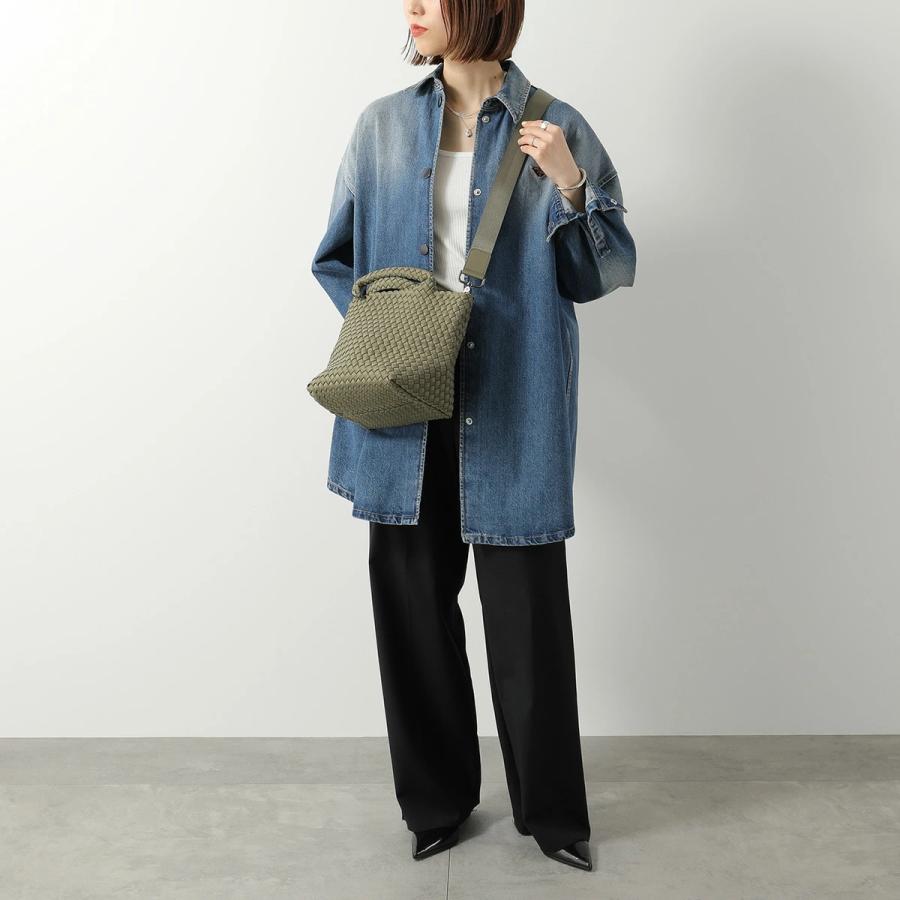 NAGHEDI ナゲディ ハンドバッグ St Barths Small Tote SN03012LD レディース ネオプレン メッシュ ショルダーバッグ 編み込み 鞄の画像