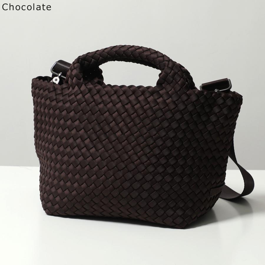 NAGHEDI ナゲディ ハンドバッグ St Barths Small Tote SN03012LD レディース ネオプレン メッシュ ショルダーバッグ 編み込み 鞄の画像