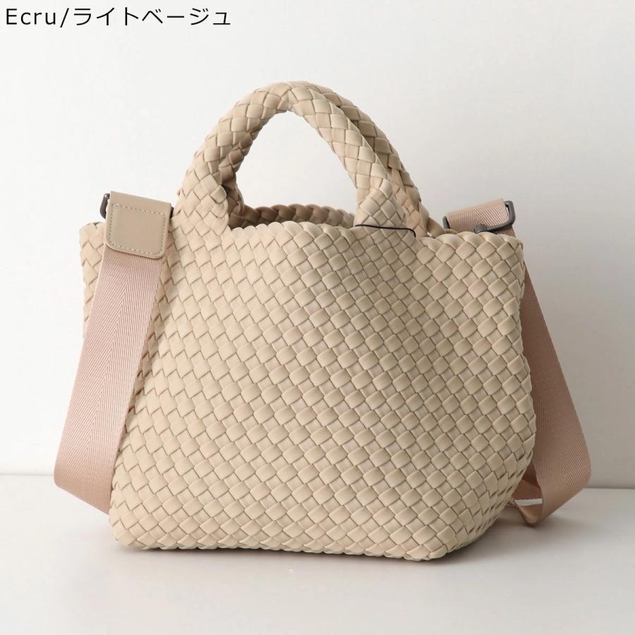 NAGHEDI ナゲディ ハンドバッグ St Barths Small Tote SN03012LD レディース ネオプレン メッシュ ショルダーバッグ 編み込み 鞄の画像