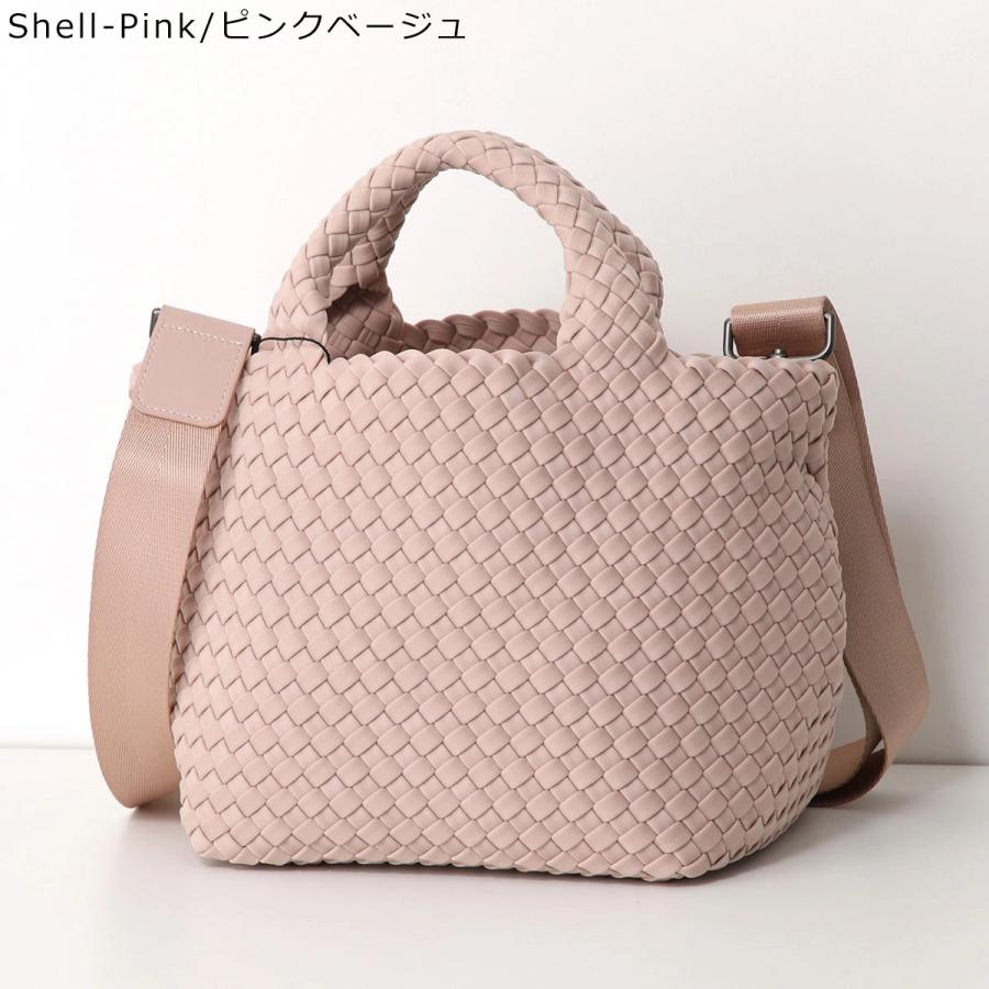 NAGHEDI ナゲディ ハンドバッグ St Barths Small Tote SN03012LD レディース ネオプレン メッシュ ショルダーバッグ 編み込み 鞄の画像
