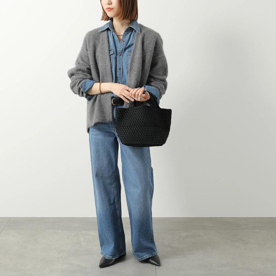NAGHEDI ナゲディ ハンドバッグ St Barths Small Tote SN03012LD レディース ネオプレン メッシュ ショルダーバッグ 編み込み 鞄の画像