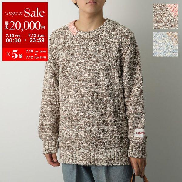 LONGO ロンゴ ニット S022420L メンズ 長袖 コットン セーター サマー