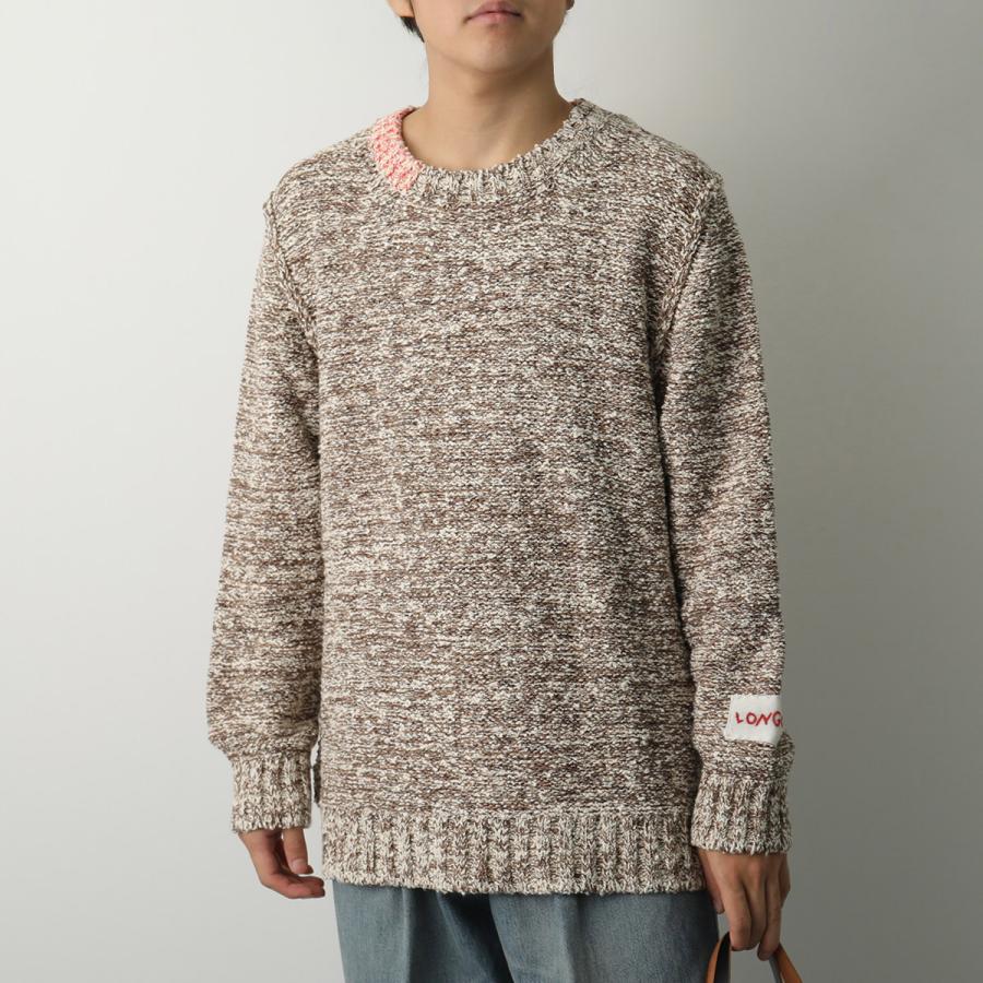 LONGO ロンゴ ニット S022420L メンズ 長袖 コットン セーター サマー