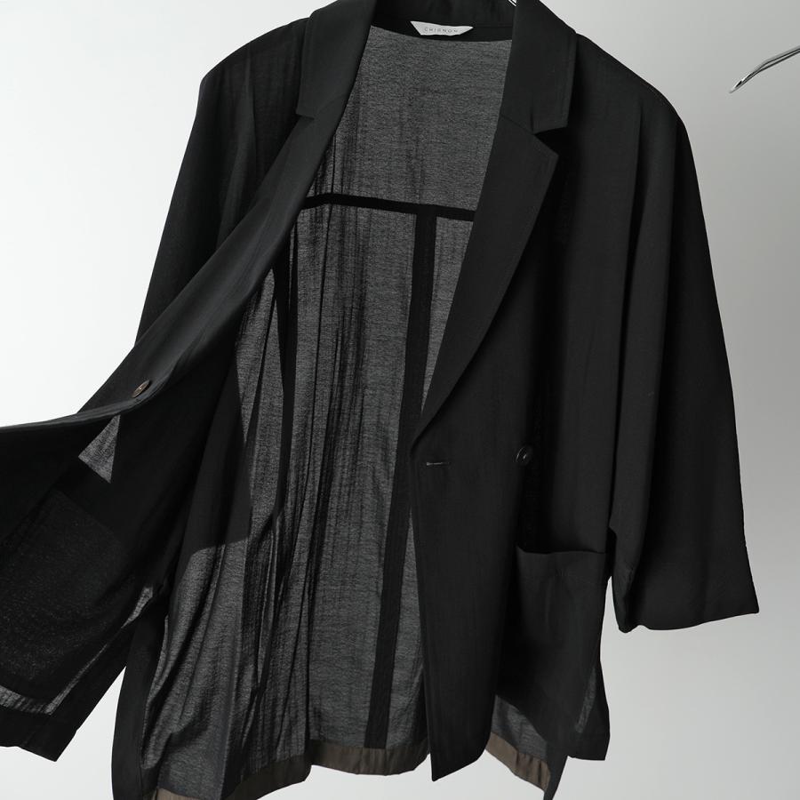 CHIGNON（シニヨン） シアー ジャケット 4853-464BZ レディース 七分袖