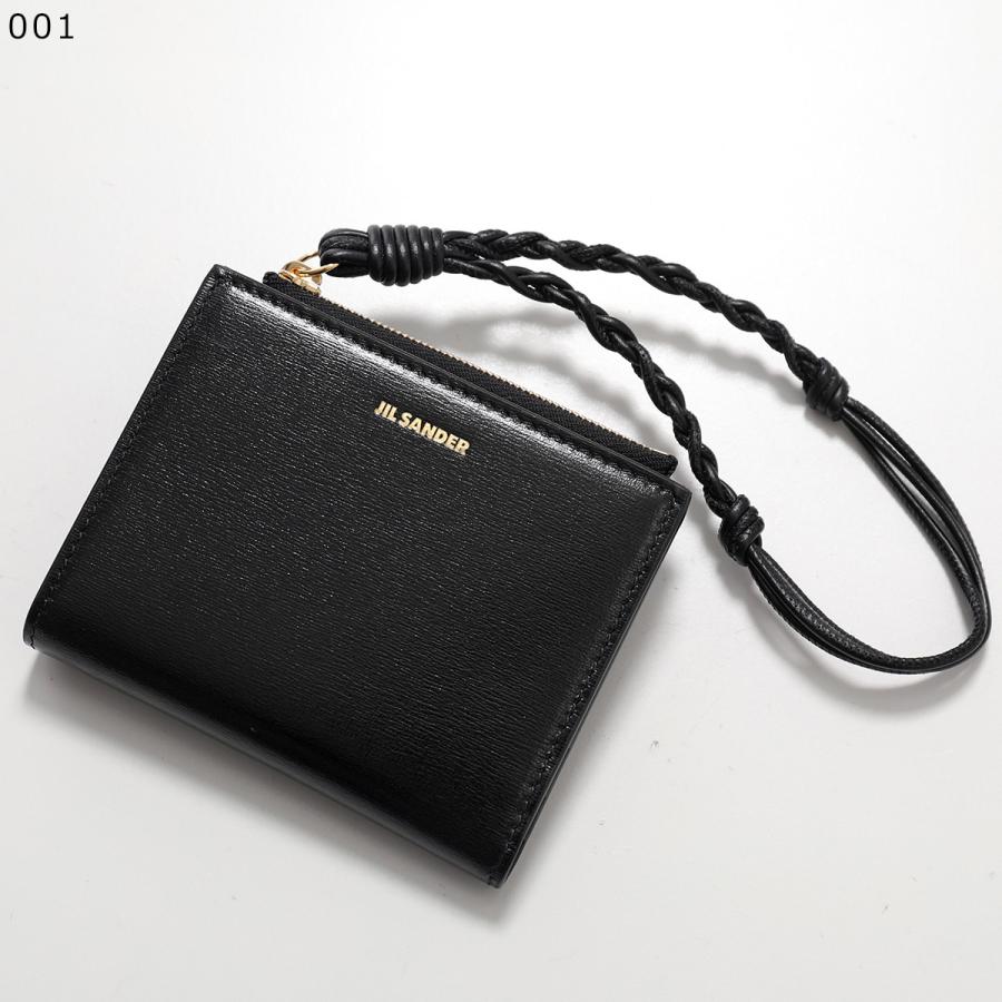 ジルサンダー JIL SANDER 二つ折り財布 ロゴ コンパクトウォレット ブラック 5万円均一】【アウトレット】JIL SANDER ジルサンダー コインケース