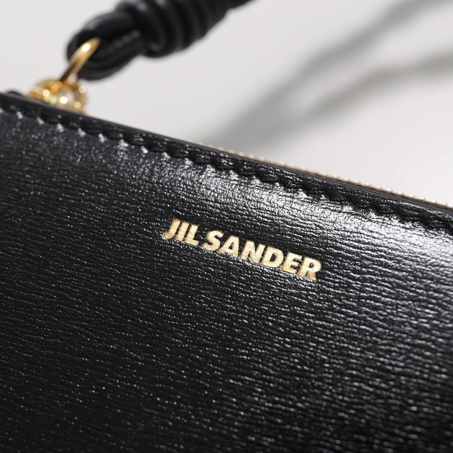 JIL SANDER ジルサンダー 二つ折り財布 Tangle タングル J10UI0003 P4841 P5354 レディース レザー ストラップ付き ミニ財布 ロゴ J10UI0003P4841001の画像