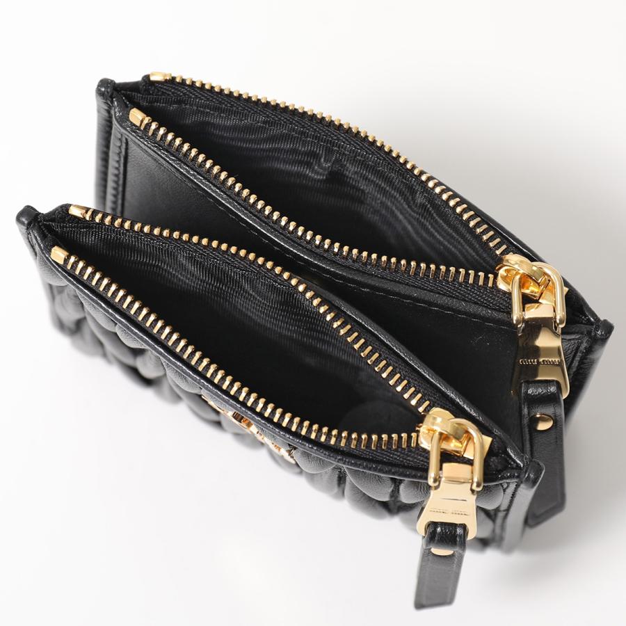 miu miu（ミュウミュウ） 二つ折り財布 MATELASSE マテラッセ 5ML024