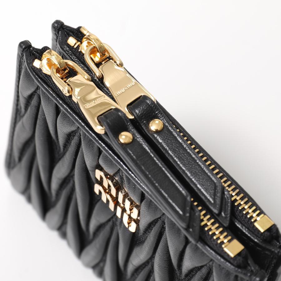 miu miu（ミュウミュウ） 二つ折り財布 MATELASSE マテラッセ 5ML024