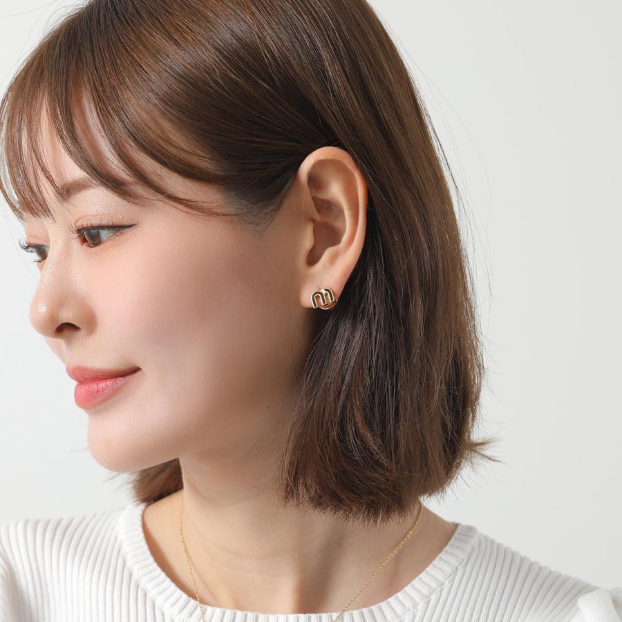miu miu（ミュウミュウ） スタッドピアス 5JO911 2F6T レディース