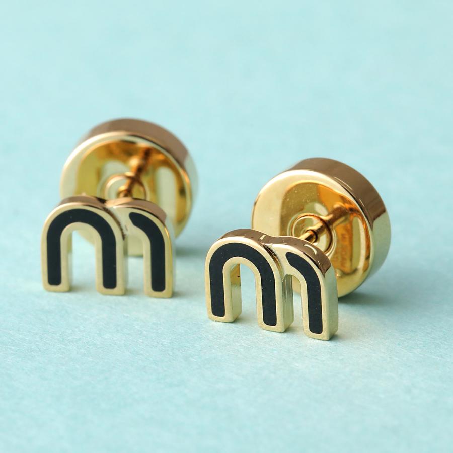miu MIUMIU ミュウミュウ スタッドピアス 5JO911 2F6T
