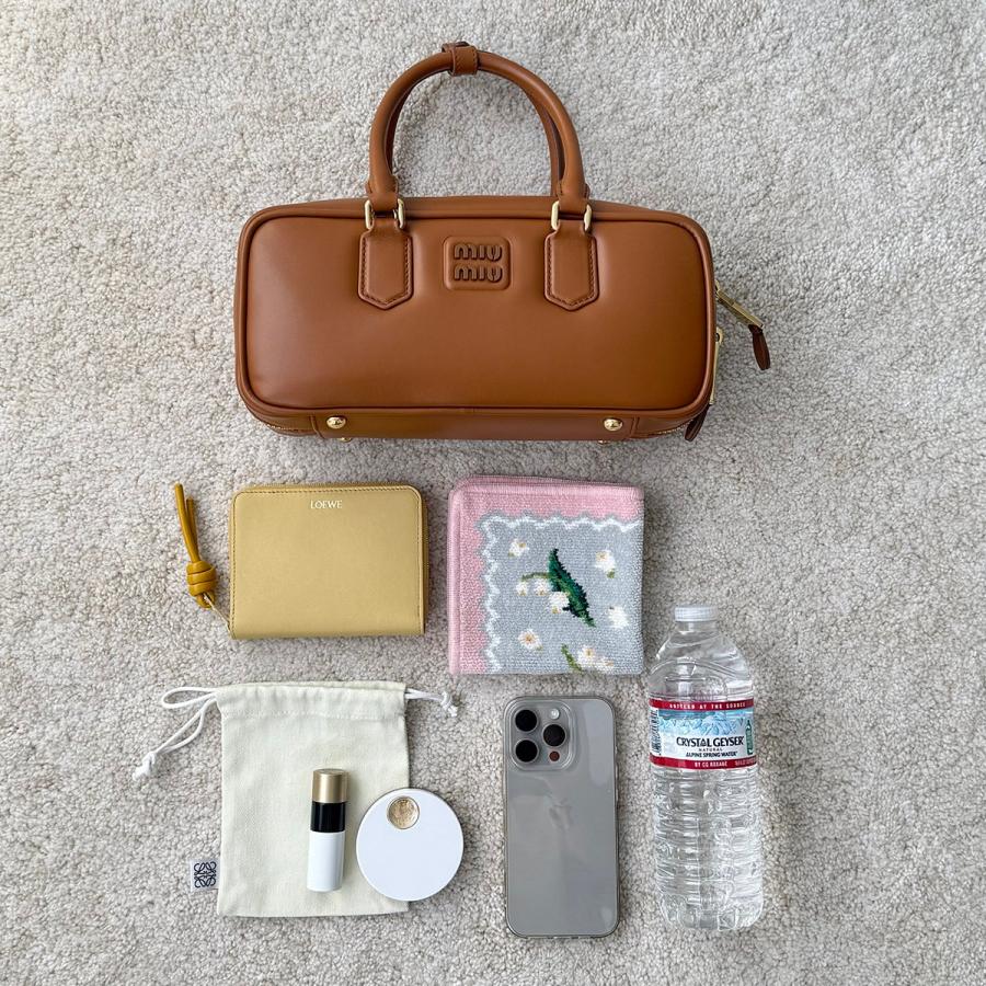 ミュウミュウ　レザーバッグ miu miu（ミュウミュウ） ショルダーバッグ ARCADIE アルカディ 5BB148