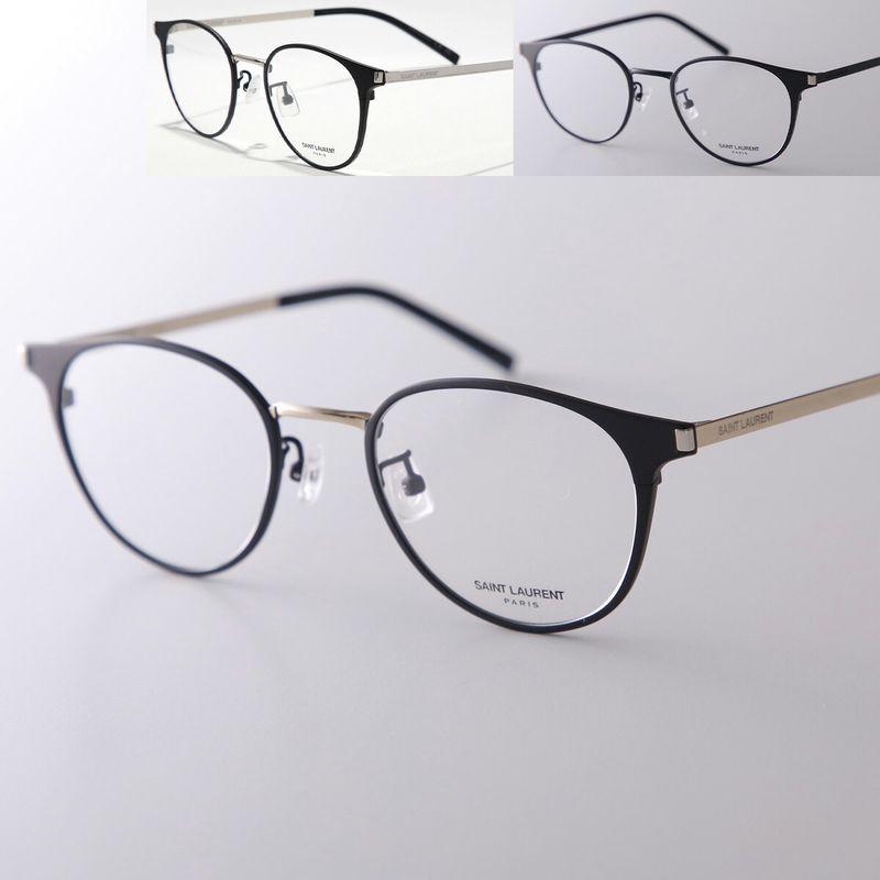 SAINT LAURENT サンローラン メガネ SL 584/J メンズ オーバル型