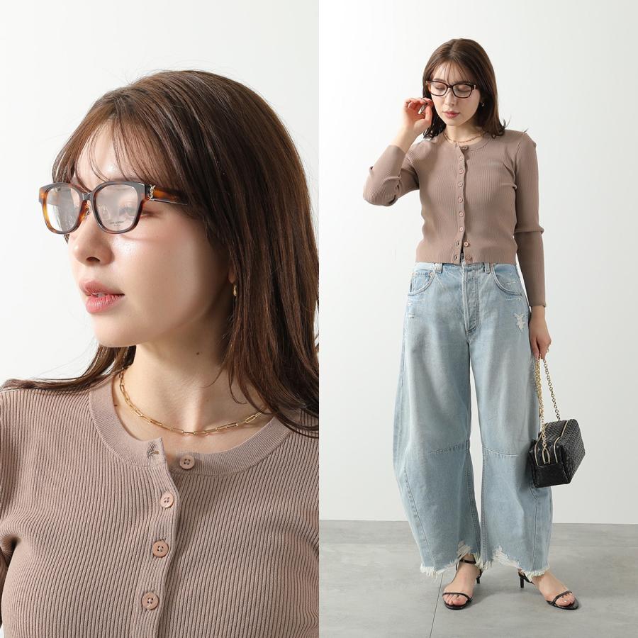 SAINT LAURENT サンローラン メガネ SL M33/J レディース ウェリントン