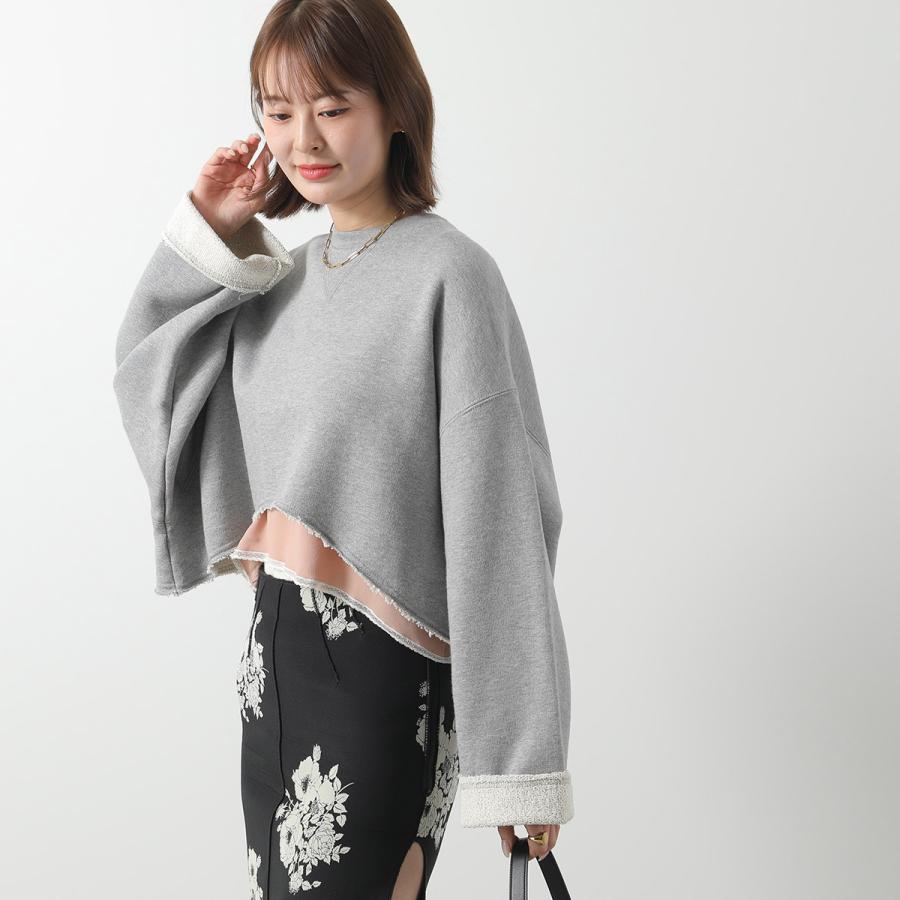 【新品】N°21 ヌメロ グレー ロゴ トレーナー ヌメロ ヴェントゥーノ N°21 長袖トレーナー メンズ スウェット